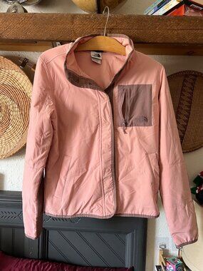 The North Face Snap-Front Mountain Pink jacket - Women's Small